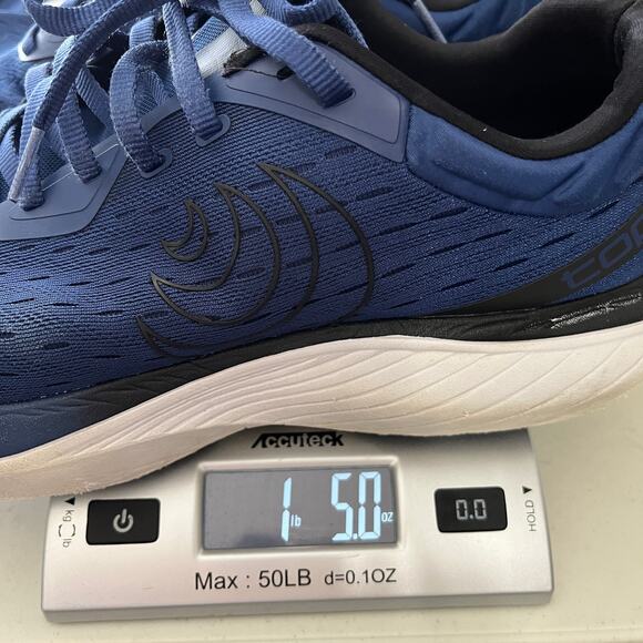 Topo Athletic M-Atmos Men’s 11 Running Training Shoes Navy White Wide Toe Box - Picture 15 of 15